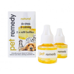 De-Stress & Calming Refill 2 PK Pet Remedy, De-Stress, Calming Diffuser, Refill, Plug in, 2 Pk
